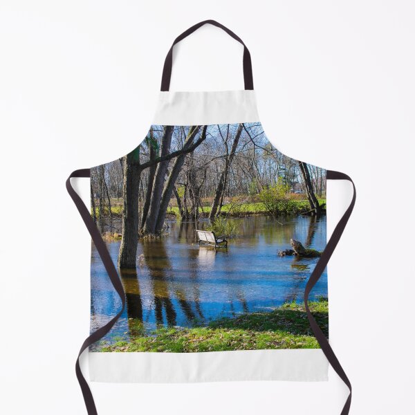 Item preview, Flooded park bench designed and sold by blb1014.