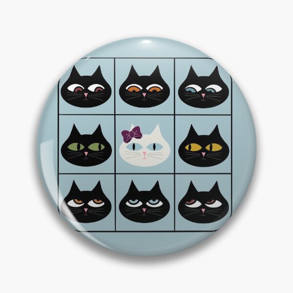 Item preview, Midcentury Hollywood Cats designed and sold by ZenHenna.