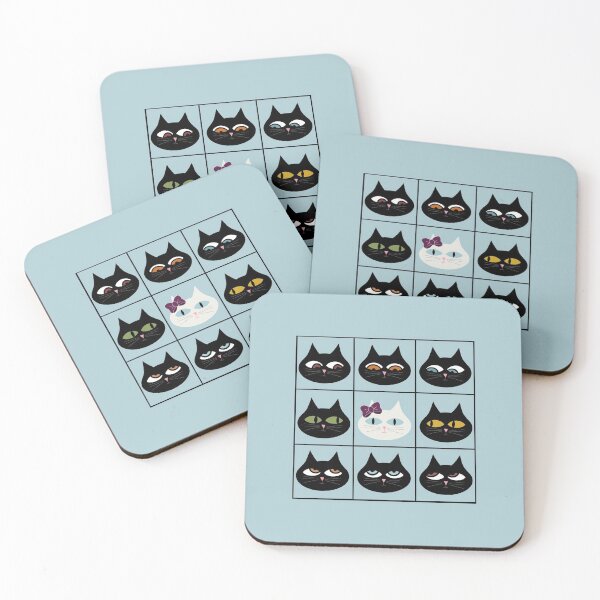 Item preview, Midcentury Hollywood Cats designed and sold by ZenHenna.