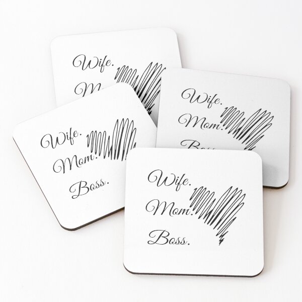Item preview, Wife. Mom. Boss. designed and sold by OMdesign10.
