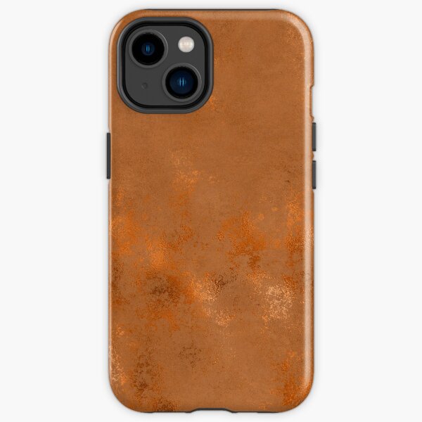 Copper Burnt Orange Print iPhone Tough Case