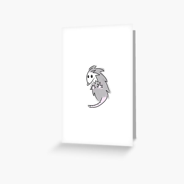 Possum with Jazz Hands Greeting Card