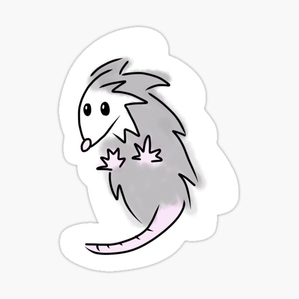 Possum with Jazz Hands Sticker