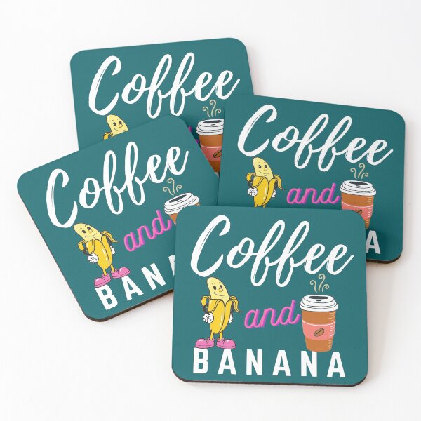 Item preview, Coffee And Banana Combination designed and sold by OwlCanvas.