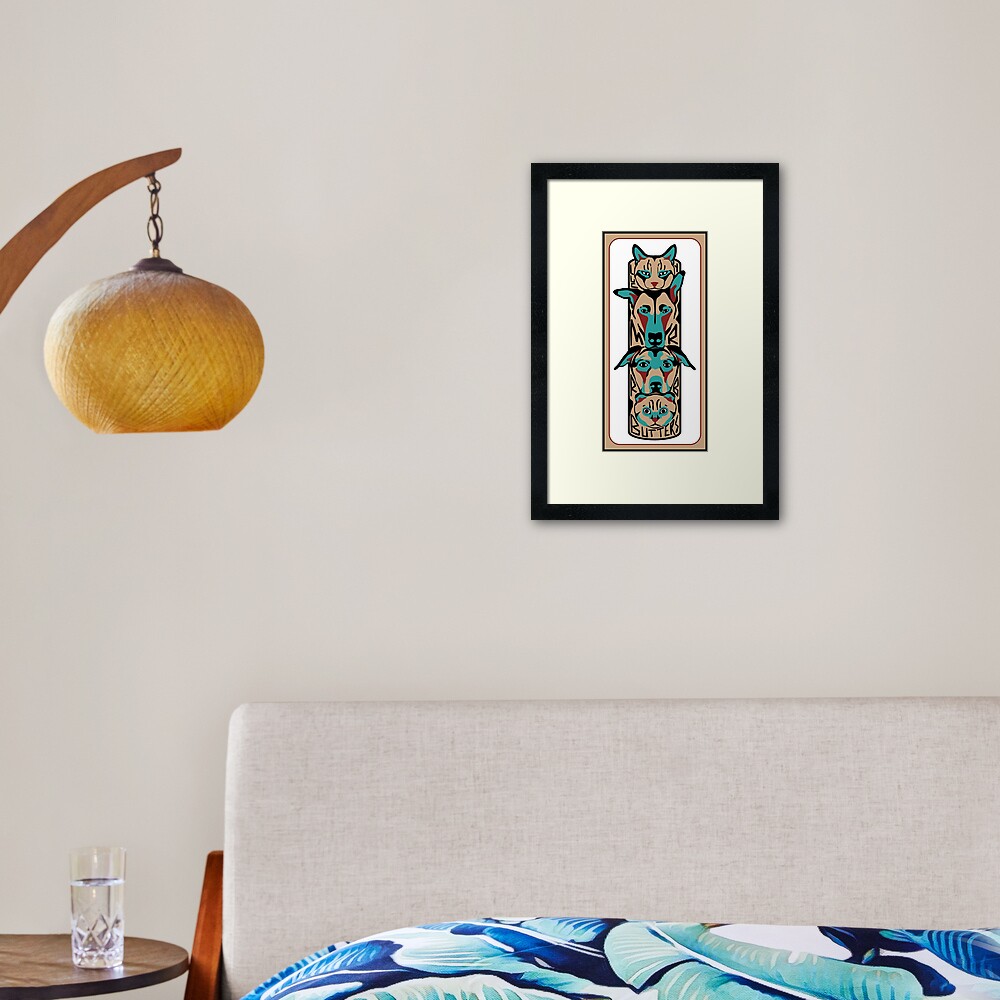The GV Pets Framed Art Print