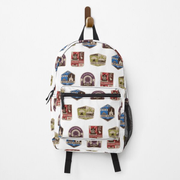 Magic Theme Park Inspired Badge Pattern Backpack