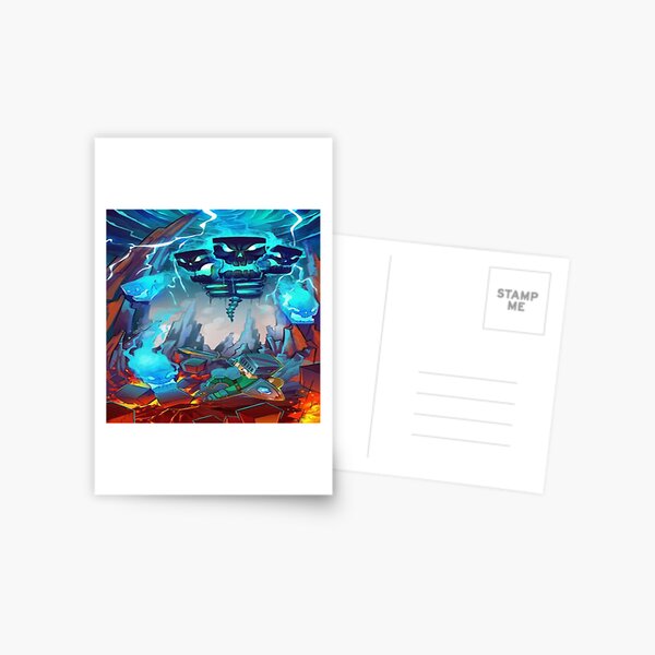Wither Storm Illustration Minecraft Postcard for Sale by VibrantVortex