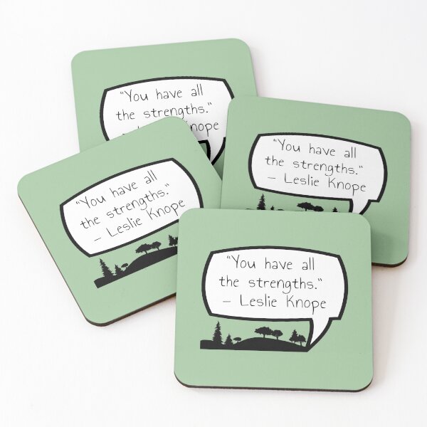 Item preview, Parks and Rec: You Have All the Strengths by Leslie Knope designed and sold by BatemanBranding.