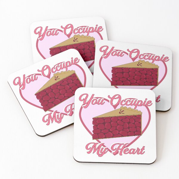 Item preview, You Occupie My Heart Funny Valentine Saying designed and sold by Punderstandable.