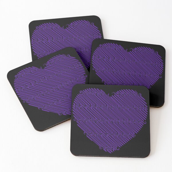 Item preview, Purple Swirl heart Valentine's  designed and sold by Tranquilarrow.