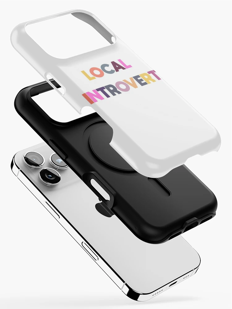 Thumbnail 2 of 4, iPhone Case, Local Introvert - Risograph Colors designed and sold by GhostLonging.