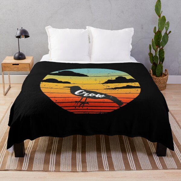 Item preview, Crow Sunset Crow Gifts - Retro Vintage - Crazy Crow - Crow Print Art - Farm Animals designed and sold by biigshow.