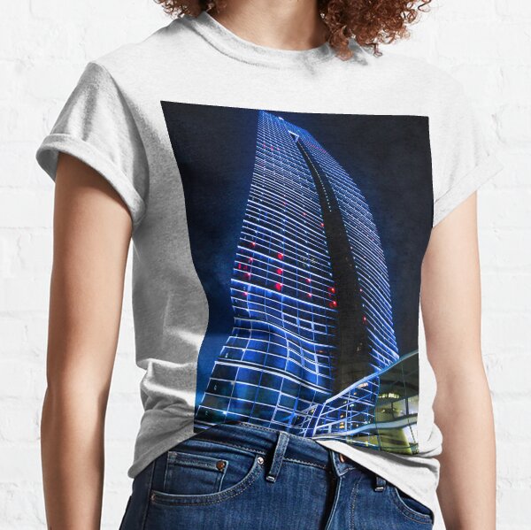 Photography - Fukuoka tower by night Classic T-Shirt