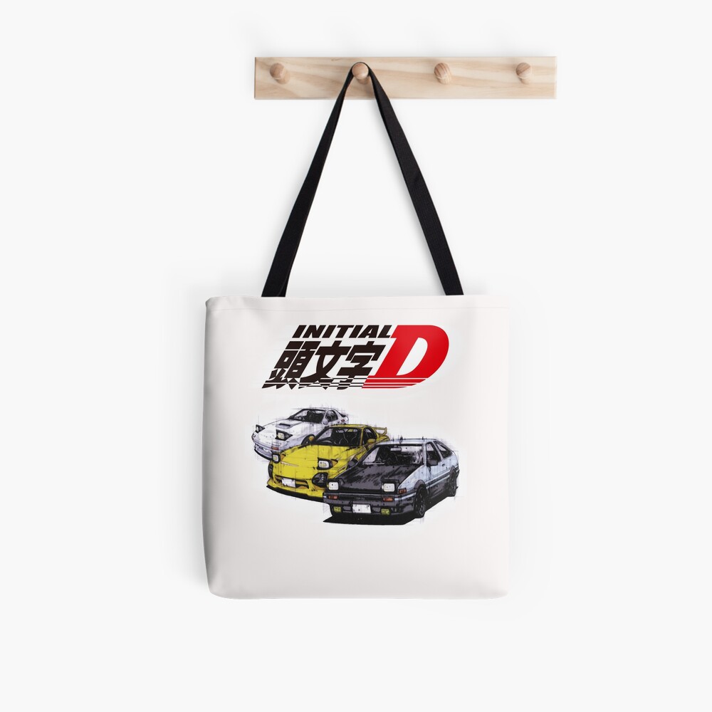 Initial D Manga Panel AE86 VS RX7 Tote Bag for Sale by GeeknGo