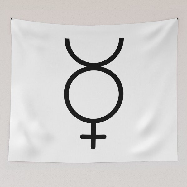 Item preview, Planet Mercury black symbol designed and sold by EngineerGoC.