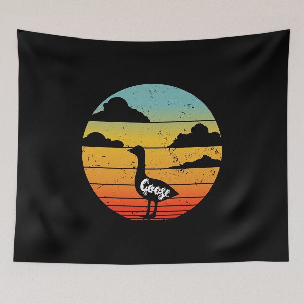 Item preview, Goose Sunset Goose Gifts - Retro Vintage - Crazy Goose - Goose Print Art - Farm Animals designed and sold by biigshow.