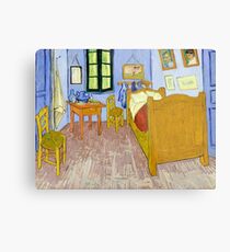 1889-Vincent van Gogh-Van Gogh's Bedroom in Arles-57x74 Metal Print