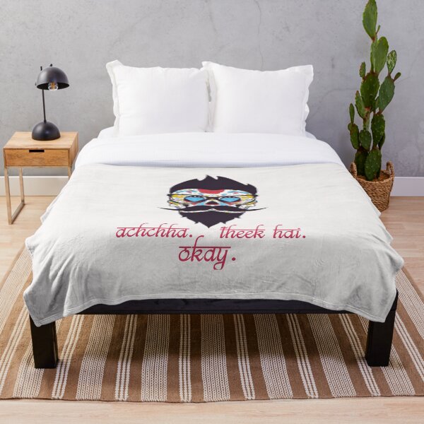 Item preview, Funny Sarcastic desi Indian para hombres, mujeres Achchha Theek hai designed and sold by MaxMarkpod.