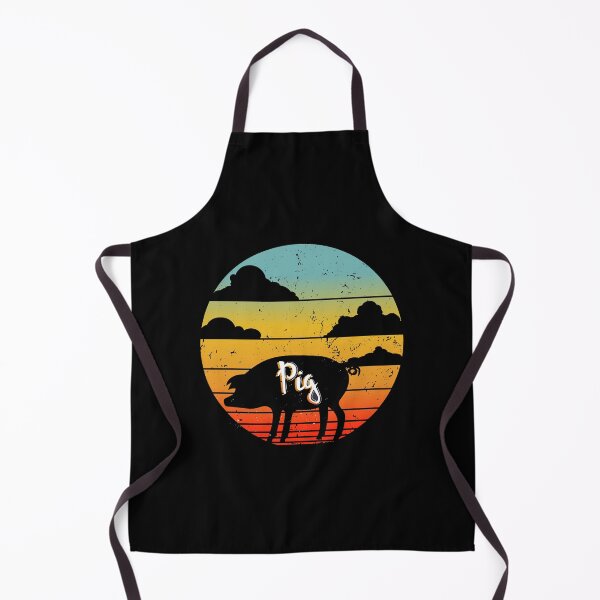 Item preview, Pig Sunset Pig Lover Gifts - Retro Vintage - Crazy Pig - Pig Print Art - Farm Animals designed and sold by biigshow.