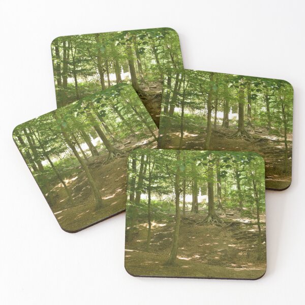 Item preview, Sunlight through the trees - forest walk designed and sold by wineandwords.