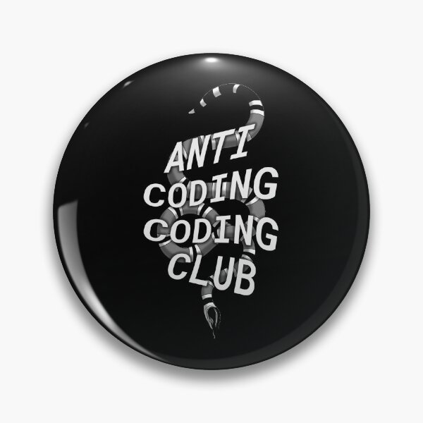 Artikelvorschau, Anti Coding Coding Club mit Schlange entworfen und verkauft von philipdev.