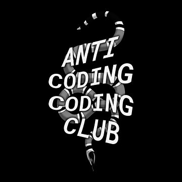Artwork thumbnail, Anti coding coding club with snake by philipdev