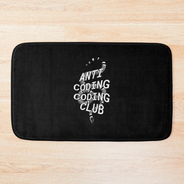 Item preview, Anti coding coding club with snake designed and sold by philipdev.