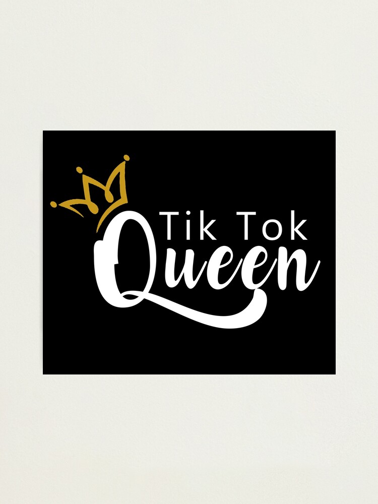 "Tik Tok Queen Shirt, Tik Tok Lover, Tiktok, Gift for Tiktok Lover