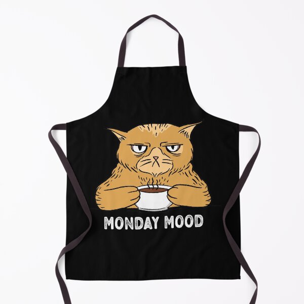Item preview, Grumpy Cat With Cup of Coffee Monday Mood Funny Sarcastic designed and sold by CoolSilhouettes.