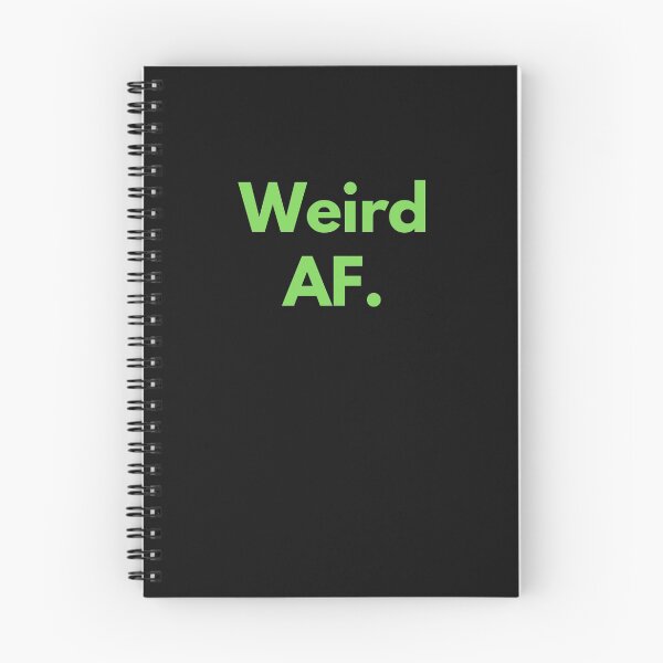 Item preview,  Weird AF Green Design Weirdo Strange Awkward Self-deprecating Humor designed and sold by LGbubble.