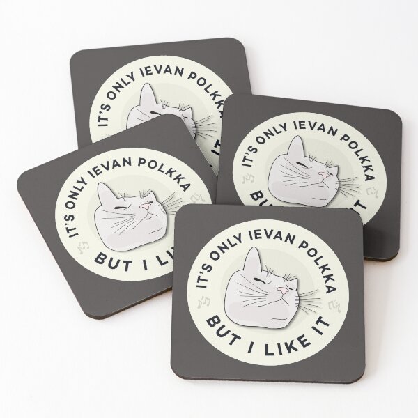Item preview, It’s Only Ievan Polkka, But I Like It - Cat Vibing designed and sold by rhserra.