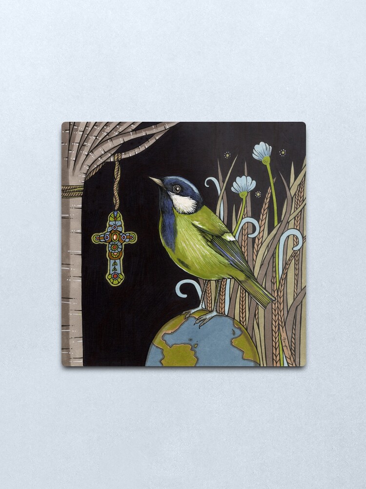 Alternate view of Reverend Green Metal Print