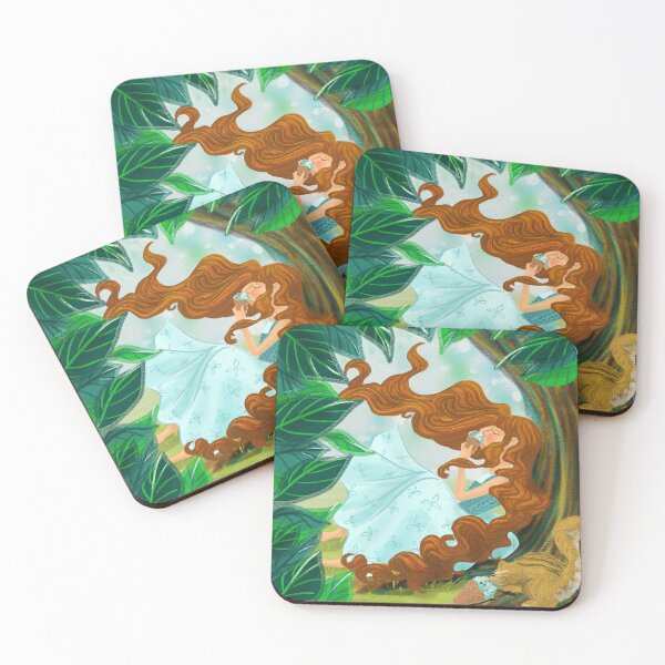 Item preview, Squirrel And Girl Eating Ice Cream  designed and sold by RainbowStudio.