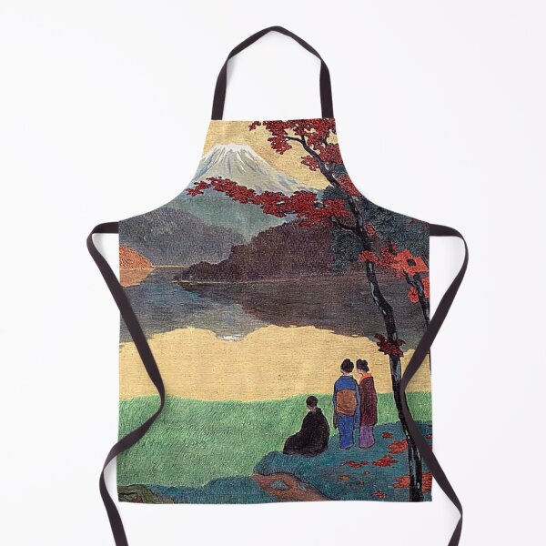 Item preview, Emil Orlik, landscape with mount Fuji in the distance, 1908 designed and sold by euphoria-rose.