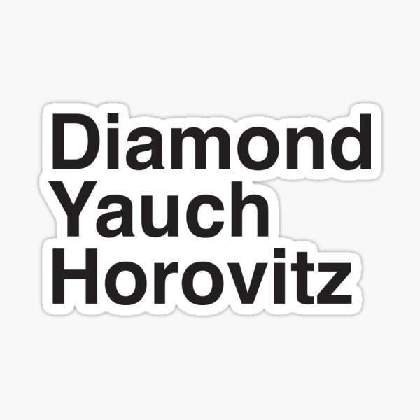 Diamond Yauch Horovitz Sticker