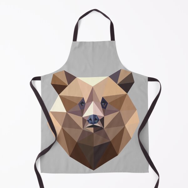 Item preview, Brown Bear Polygonal Portrait Of A Wild Bear designed and sold by Verpax.