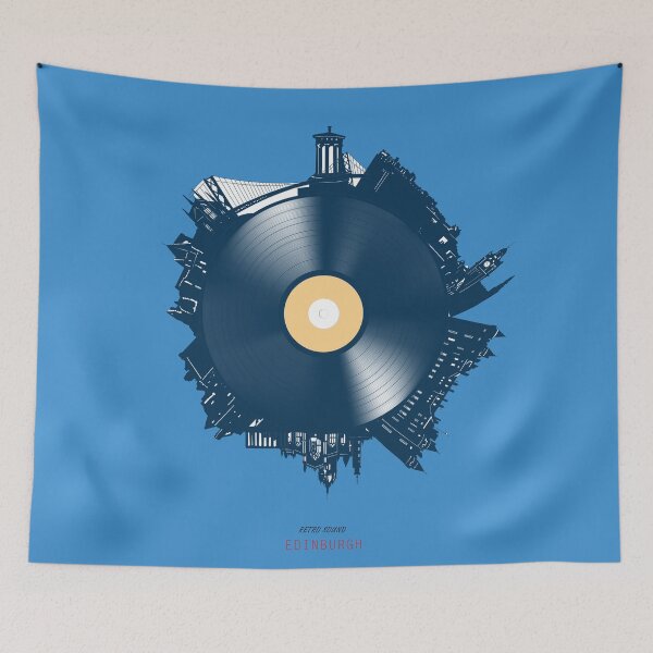 Item preview, edinburgh skyline vinyl designed and sold by BekimART2.