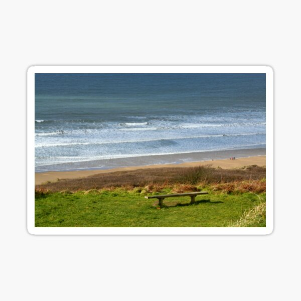A Bench, A Beach Sticker