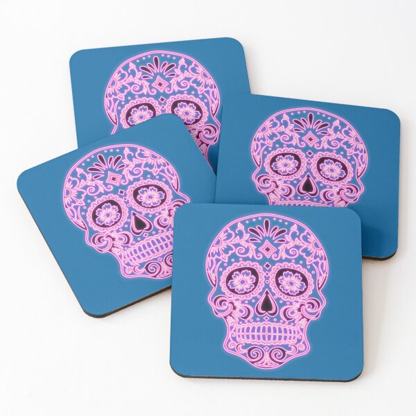 Item preview, Floral Psychedelic Colored Abstract  Skull designed and sold by BritzShop.
