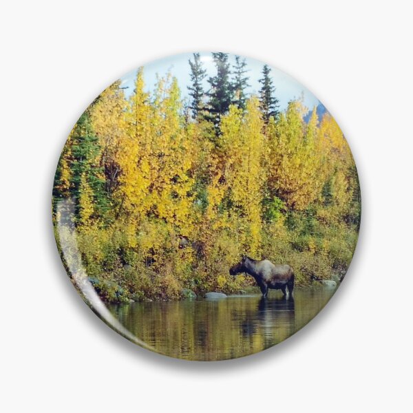 Item preview, Moose in Alaska Nature designed and sold by BohoHiker.