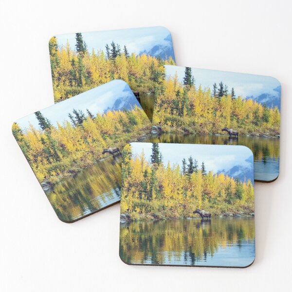 Item preview, Moose in Alaska Nature designed and sold by BohoHiker.