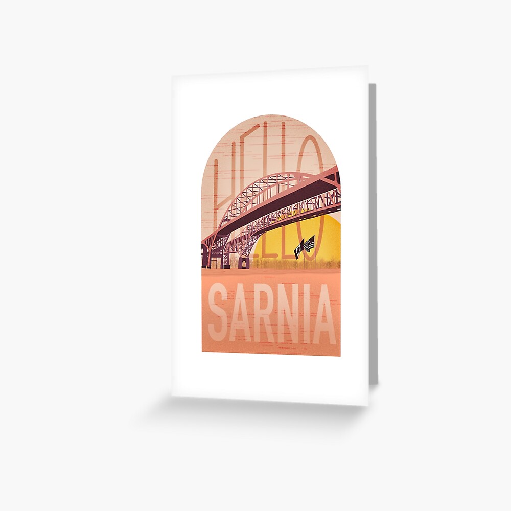 Hello Sarnia Poster for Sale by Maddy Haggith | Redbubble