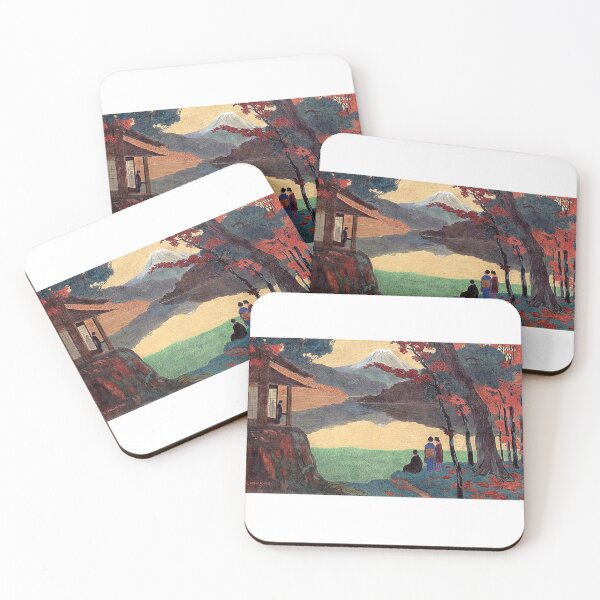 Item preview, Emil Orlik, landscape with mount Fuji in the distance, 1908 designed and sold by euphoria-rose.