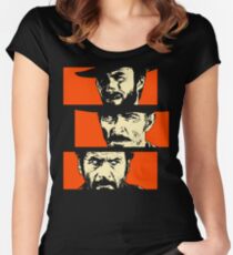 Blondie, Angel Eyes, Tuco Women's Fitted Scoop T-Shirt