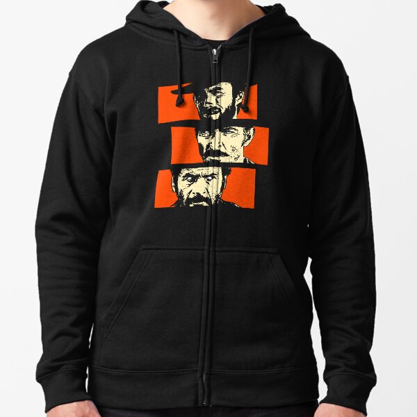 Tee Hunt Skeleton Bandit Hoodie Death Sheriff Wild West Revolvers Cowboy Sweatshirt