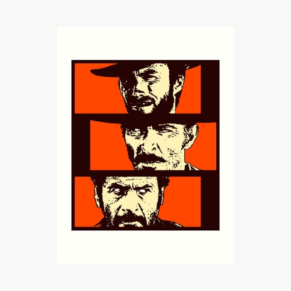 Blondie, Angel Eyes, Tuco Art Print