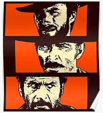 Blondie, Angel Eyes, Tuco Poster
