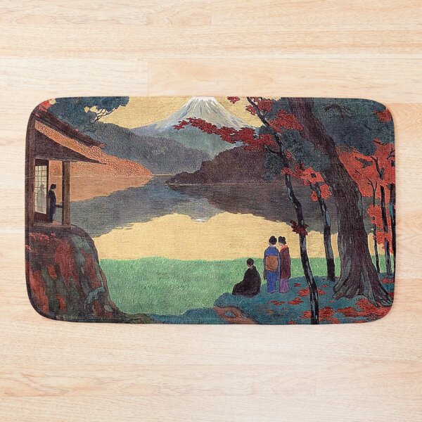Item preview, Emil Orlik, landscape with mount Fuji in the distance, 1908 designed and sold by euphoria-rose.