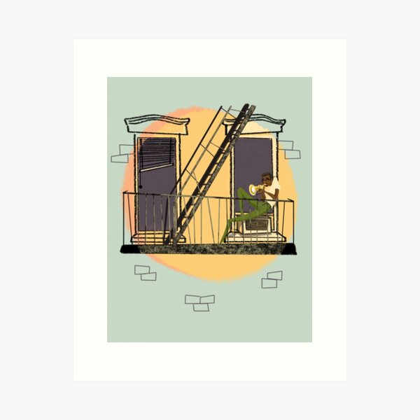 Jazzy Sunrise Art Print