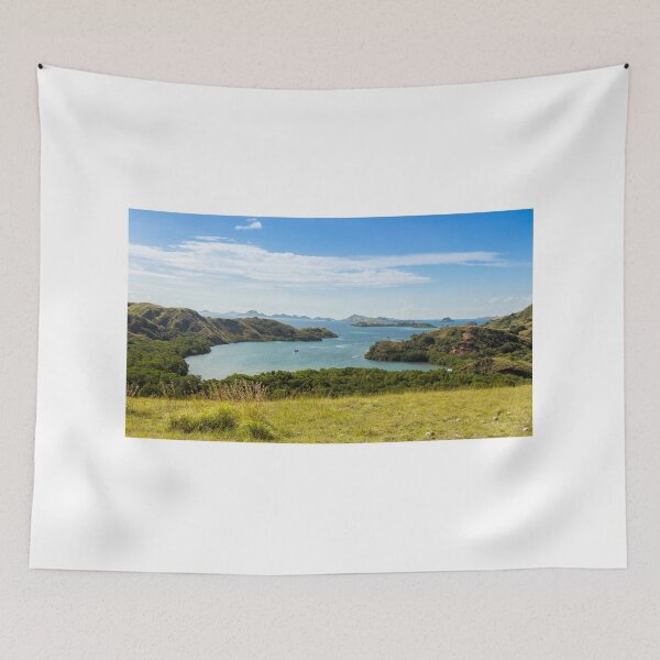Item preview, A landscape view over Komodo National Park from Rinca Island, Flores, Indonesia designed and sold by SnapTPhotograph.